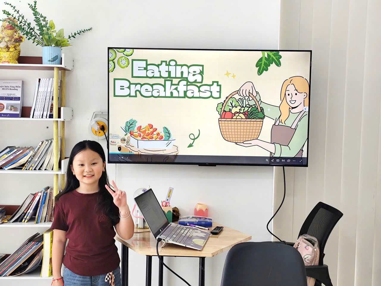 Bé tự tin thuyết trình bằng tiếng Anh